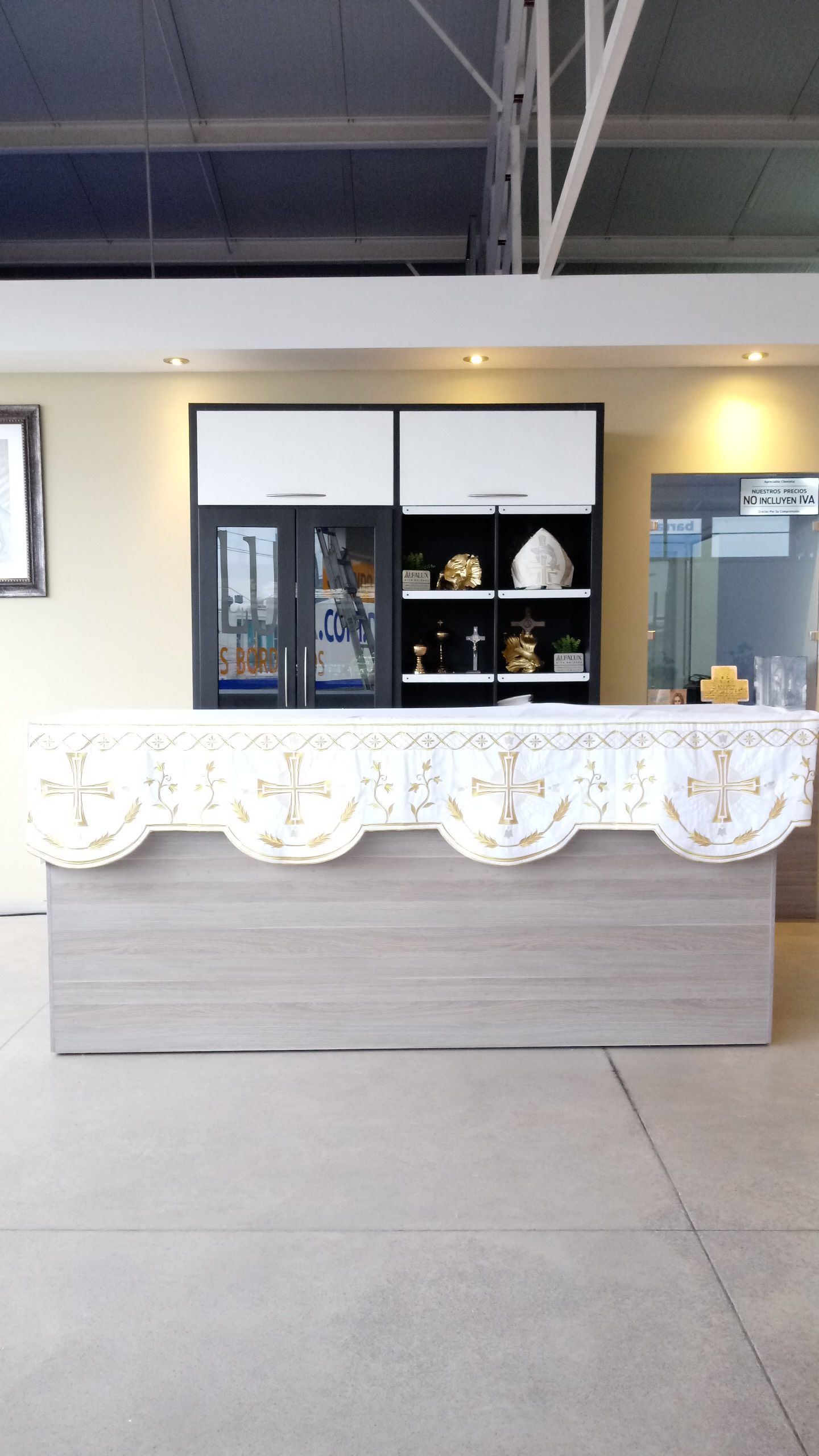 101 JARDIN RADIANTE Mantel GIGANTE blanco 70